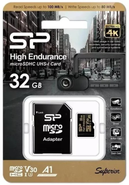 фото Карта памяти MicroSDHC 32GB Silicon Power SP032GBSTHDV3V1HSP в Перми