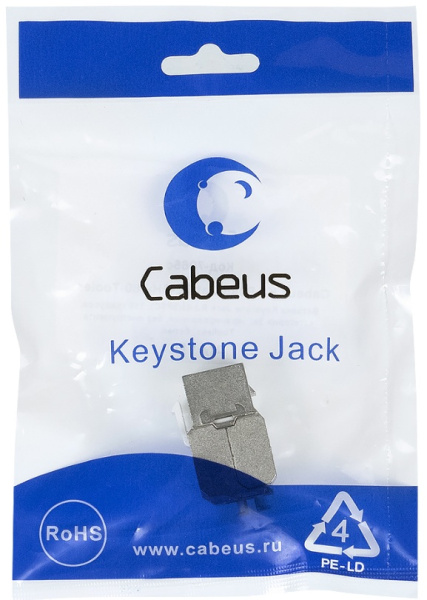 фото Модуль  Cabeus KJ-RJ45-Cat.5e-SH-180-Toolless
