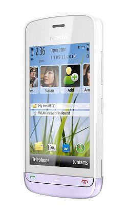 фото   Nokia C5-03 White Lilac
