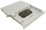 фото Кросс оптический стоечный TELCORD КСв-16-1U 16-ST/MM-16-ST/UPC-MM50(OM4)-1-КУ-GY