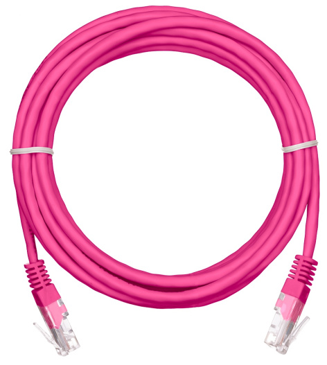 фото Кабель патч-корд U/UTP 5e кат. 0.5м Netlan EC-PC4UD55B-BC-PVC-005-RD-10 в Екатеринбурге