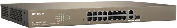 фото Коммутатор PoE IP-Com F1218P-16-250W в Уфе