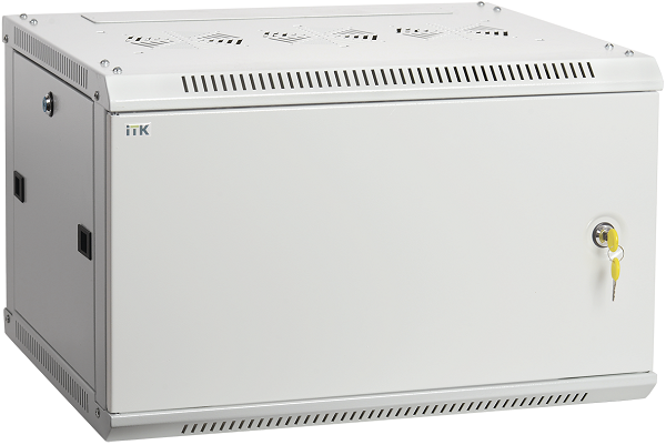 

Шкаф ITK LWR3-12U66-MF LINEA W 12U 600x600 мм дверь металл, RAL7035, LWR3-12U66-MF