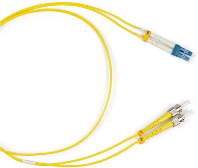 

Кабель патч-корд волоконно-оптический Vimcom LC-ST Duplex 15m DPC-SM-3.0-LC/UPC-ST/UPC-15(ARM) одномодовый (9/125 мкм), диаметр 3.0 мм, длина 15м (арм, LC-ST Duplex 15m