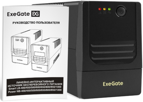 фото Источник бесперебойного питания  Exegate Power NB-400.LED.AVR.2SH в Санкт-Петербургe