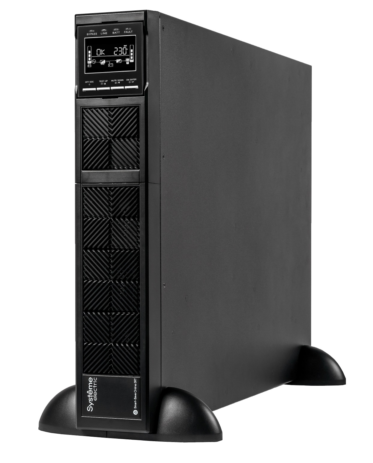 

Источник бесперебойного питания Systeme Electric SRTSE8KRTXLI-NC Smart-Save Online SRT 8000 ВА, конвертируемый форм-фактор 5U, 230 В, 1:1, клеммный вх, SRTSE8KRTXLI-NC