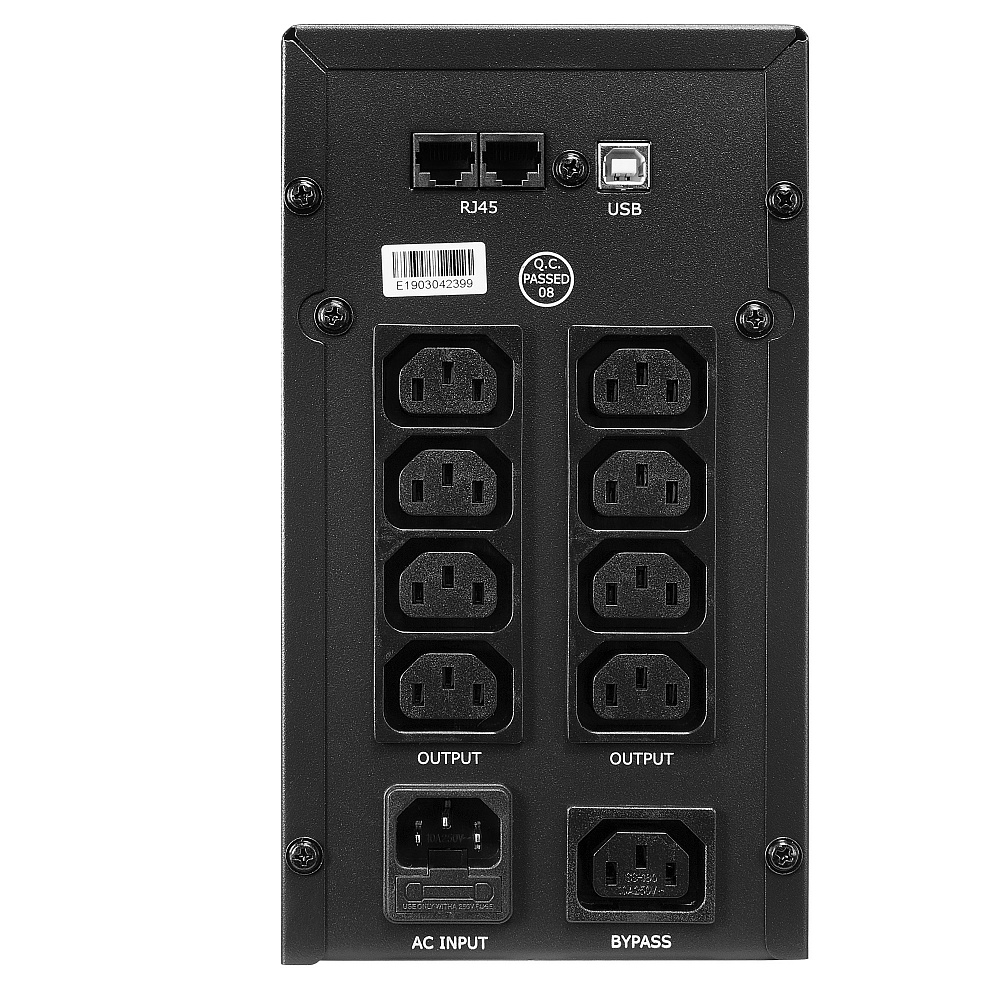 

Источник бесперебойного питания Crown CMU-SP1200IEC LCD USB CM000001869 1200VA\720W, металл, 2x12V/9AH, 8*IEC С13+1*IEC С13 bypass, AVR 140-290V, 1.8, CMU-SP1200IEC LCD USB