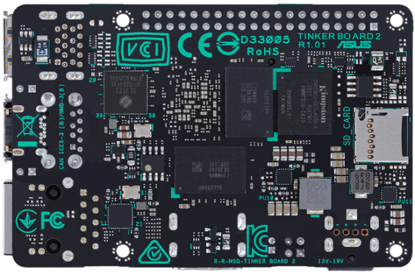 фото Микрокомпьютер  ASUS TINKER BOARD 2S/2G/16G в Перми