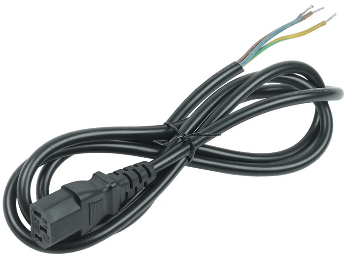 

Кабель питания ITK PC-C13N-1M 3x1,5 1М с разъёмом С13-б/р, PC-C13N-1M