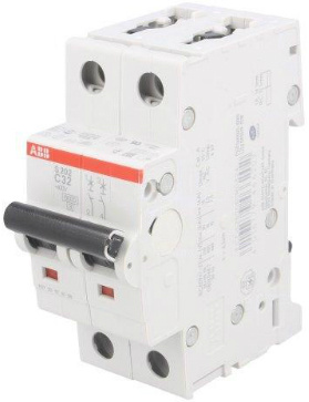 Изображение товара Автоматический выключатель ABB 2CDS252001R0324 IP20 32 А 2 полюса серия System pro M compact S200