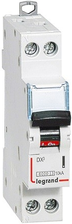 

Автоматический выключатель Legrand 407745 DX³ 6000 - 10 кА - тип характеристики C, 1П+Н, 230/400 В~, 32 А, 1 модуль, 407745