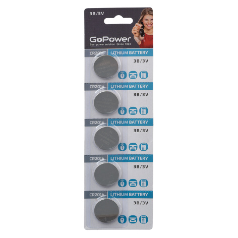 Изображение товара Батарейка GoPower CR2016