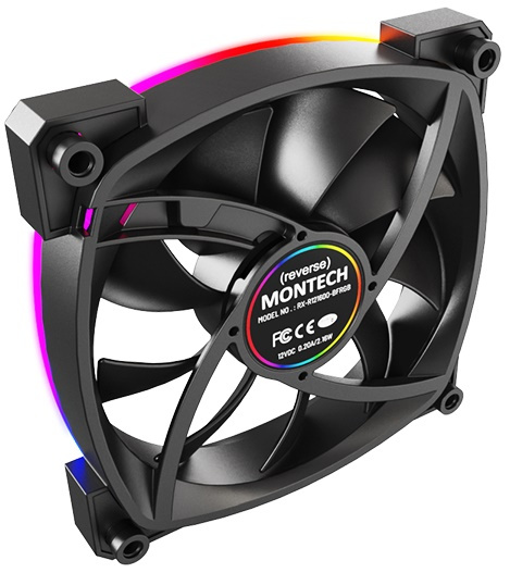 фото Вентилятор для корпуса Montech RX120 PWM BLACK в Нижнем Новгороде