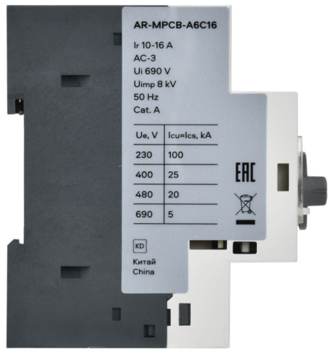 фото Автоматический выключатель для защиты двигателя  IEK AR-MPCB-A6C16 в Омске
