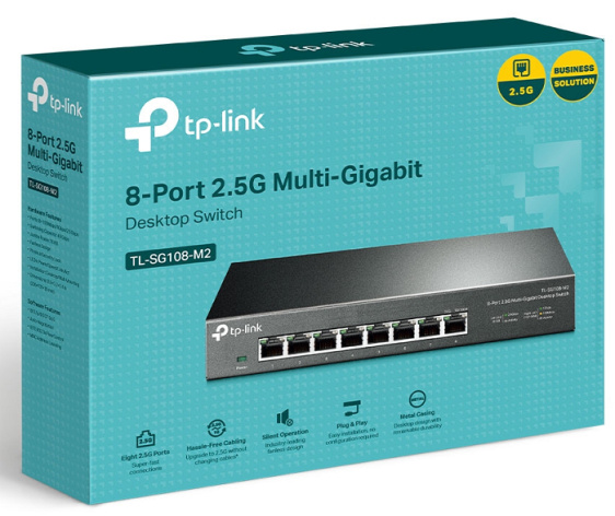 фото Коммутатор неуправляемый TP-LINK TL-SG108-M2 в Омске