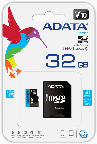 фото Карта памяти MicroSDHC 32GB ADATA AUSDH32GUICL10A1-RA1 в Самаре