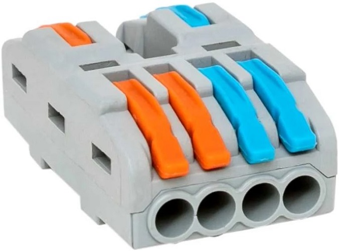 

Клемма соединительная EKF plc-smk-422-4 СМК 222-424 разветвительная 4 выхода 0,08-4 мм2, plc-smk-422-4