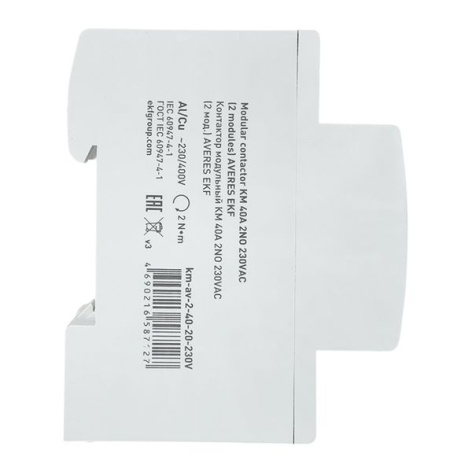 фото Контактор модульный EKF km-av-2-40-20-230V в Уфе