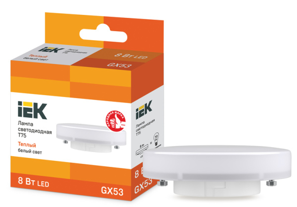фото Лампа светодиодная IEK LLE-T80-8-230-30-GX53 в Уфе