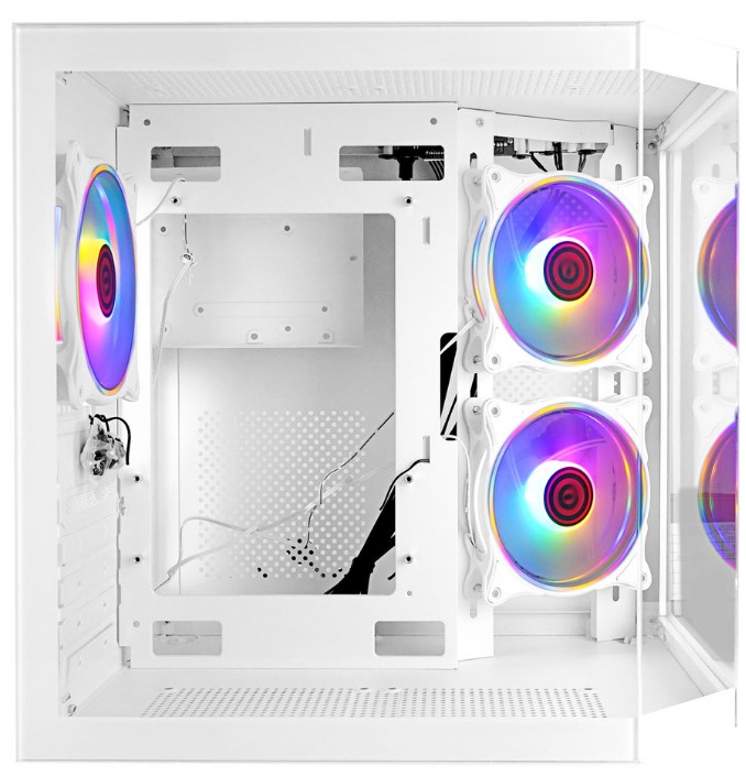 

Корпус mATX Ginzzu V290 без БП, боковая и фронтальная панель из закалённого стекла, USB 3.0, USB 2.0, V290