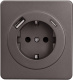 фото Розетка с заземлением с 2 USB  KRANZ KR-78-0704-2 в Омске