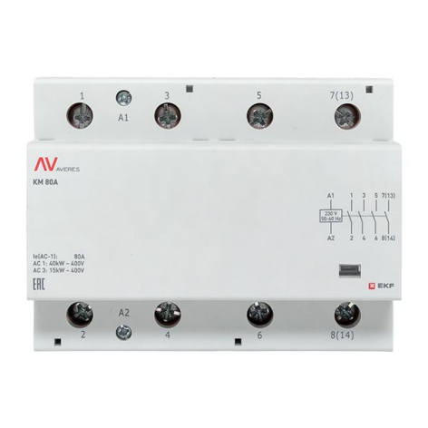 фото Контактор модульный EKF km-av-6-80-40-230V в Екатеринбурге