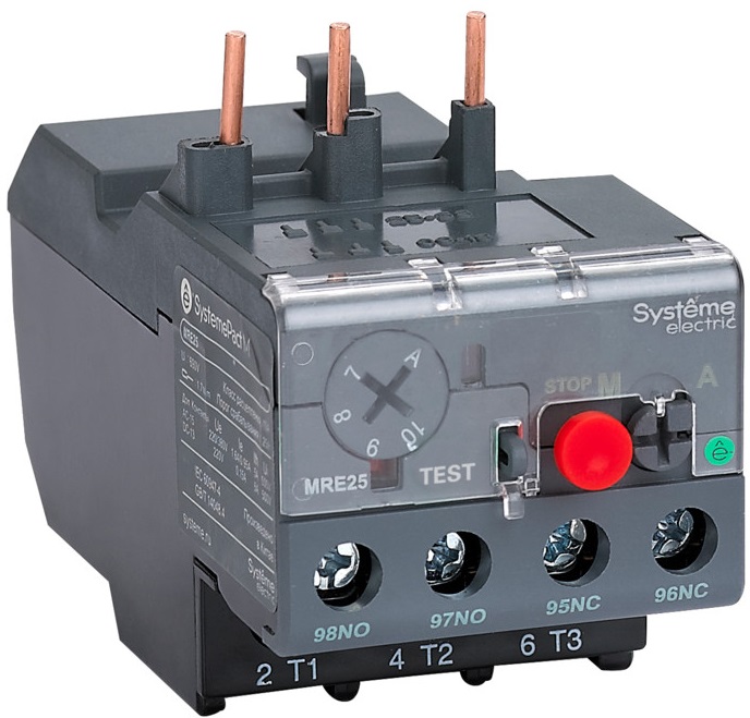 

Тепловое реле перегрузки Systeme Electric MRE2513 MRE F25 9.0-13A КЛАСС 10A (LRE16), MRE2513