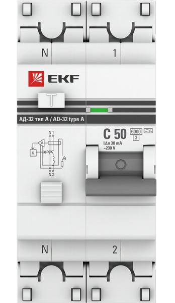 фото Автомат дифференциальный EKF DA32-6-50-30-a-pro в Перми