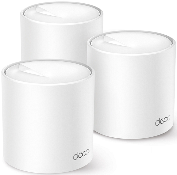 

Роутер TP-LINK Deco X50 AX3000, 5 ГГц: до 2402 Мбит/с (802.11ax, HE160), 2,4 ГГц: до 574 Мбит/с (802.11ax), Deco X50
