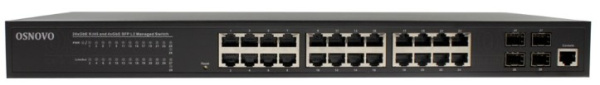 Изображение товара Коммутатор OSNOVO SW-24G4SF-L2 управляемый Gigabit Ethernet 28 портов