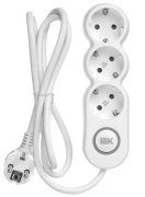 фото Удлинитель IEK WYP53-16-03-D15-ZK