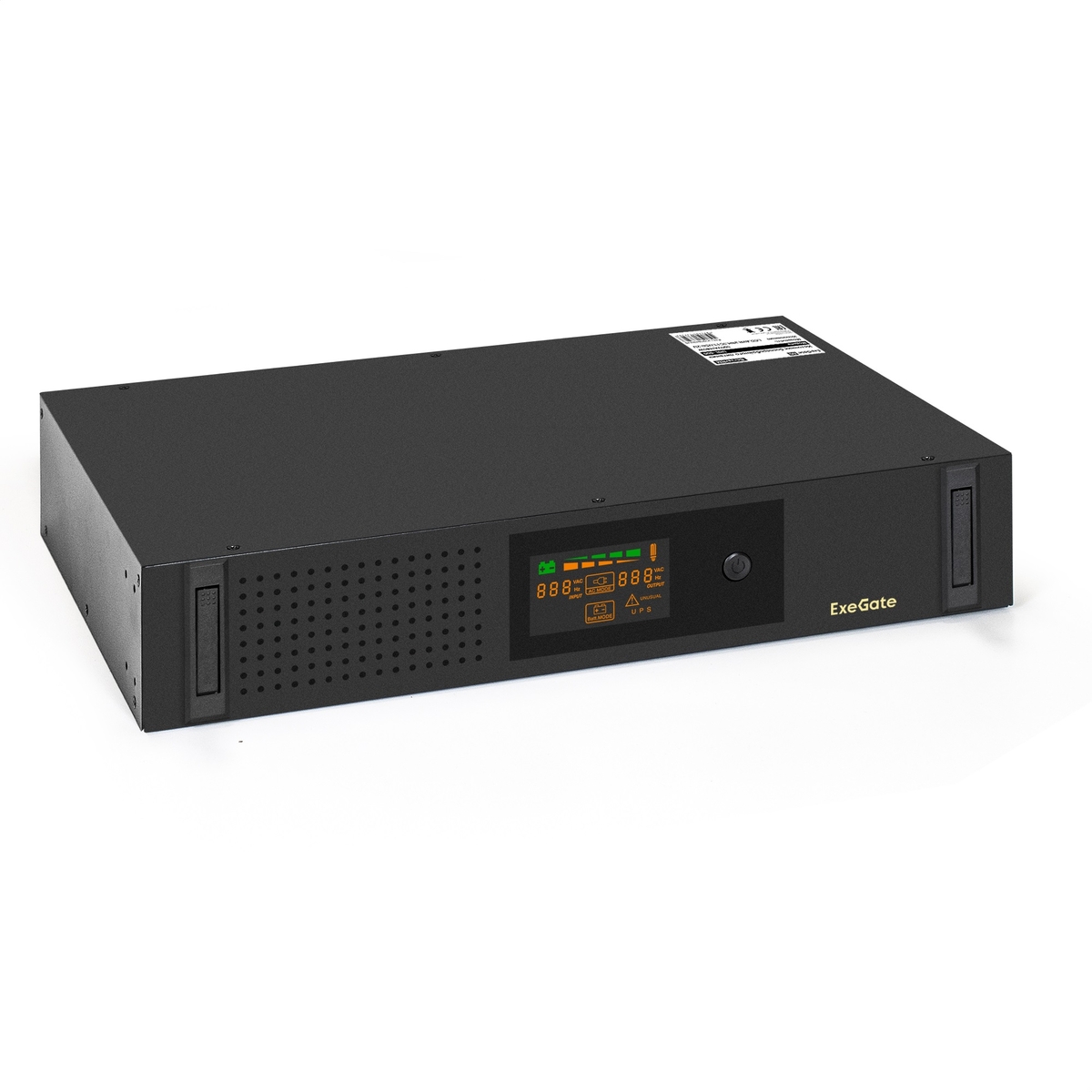 

Источник бесперебойного питания Exegate ServerRM UNL-800.LCD.AVR.2SH.3C13.USB.2U EX293849RUS 800VA/480W, Color LCD, AVR, 2*Schuko+3*C13, USB, 2U, уста, ServerRM UNL-800.LCD.AVR.2SH.3C13.USB.2U