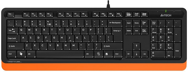 фото Клавиатура и мышь  A4Tech F1010 ORANGE в Уфе