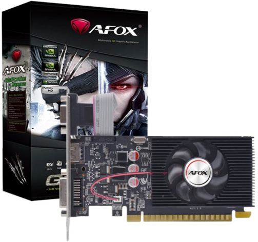 фото Видеокарта Afox nVidia GeForce GT 420, 1 ГБ DDR3, [AF420-1024D3L6]