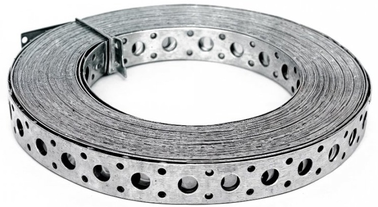 

Лента монтажная Промрукав PR08.3830 перфорированная прямая для прямого монтажа ЛМП 12*0,55 (25 м.), PR08.3830