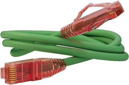 фото Кабель патч-корд U/UTP 5e кат. 1.5м Hyperline PC-LPM-UTP-RJ45-RJ45-C5e-1.5M-LSZH-GN в Уфе