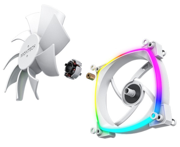 фото Вентилятор для корпуса Montech AX120 PWM WHITE в Уфе