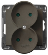 фото Розетка Ospel GP-2RRP/m/40