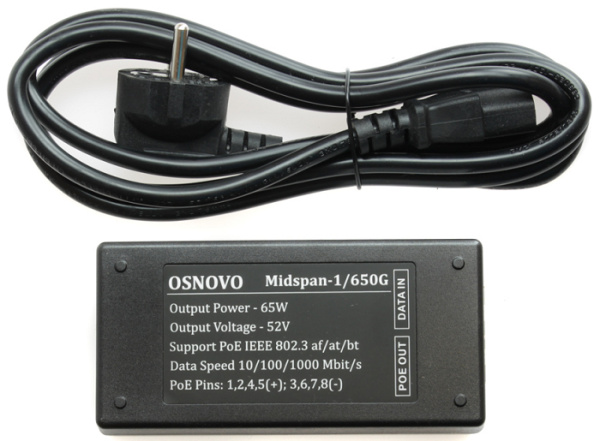 фото Инжектор  OSNOVO Midspan-1/650G в Омске