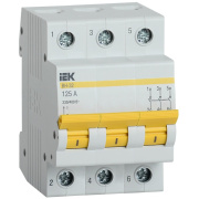 фото Выключатель IEK MNV10-3-125