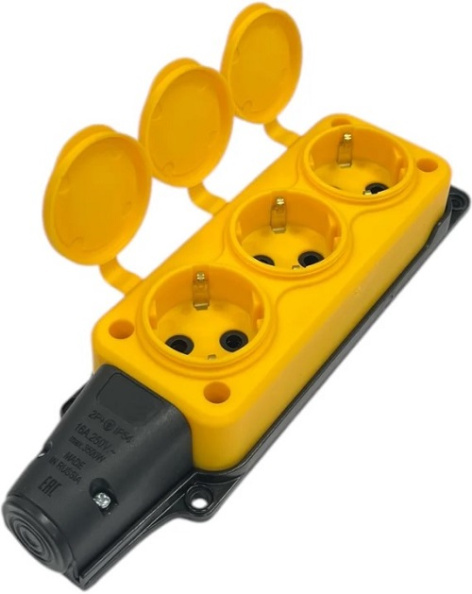 фото Удлинитель силовой iTOK i-CONNECT-COLOR-SUR-PVS-315-3-54-20-YELLOW в Омске