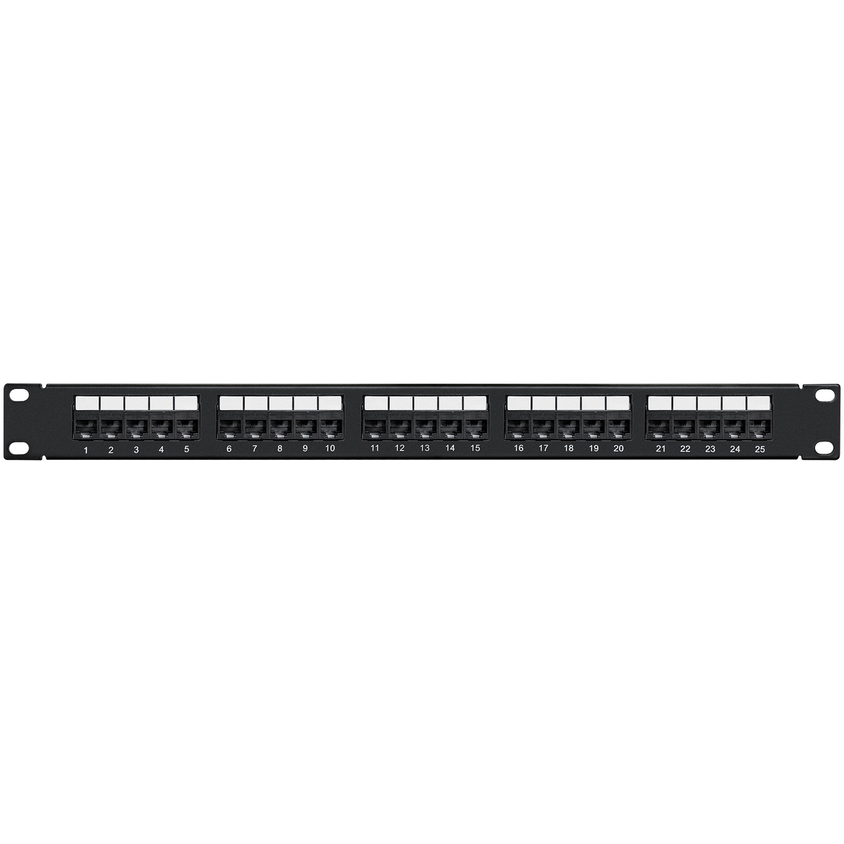 

Патч-панель Exegate EPP-19-25-6P4C-C2 EX281084RUS телефонная (19", 1U, 25 port, RJ-12 6P4C, RoHS, Black, RTL), EPP-19-25-6P4C-C2