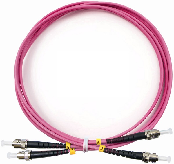 

Кабель патч-корд волоконно-оптический Cabeus FOP-50-OM4-ST-ST-1m duplex, ST-ST 50/125 mm OM4, 1м, LSZH, FOP-50-OM4-ST-ST-1m