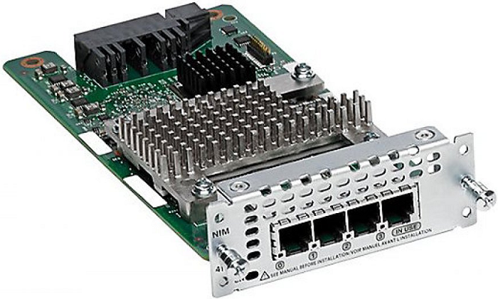 

Сетевой модуль Cisco NIM-4FXSP= 4-Port Network Interface Module - FXS, FXS-E and DID, NIM-4FXSP=