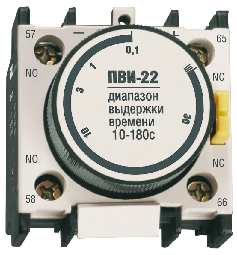 

Приставка IEK KPV20-11-2 ПВИ-22 задержка на выкл. 10-180сек 1NO+1NC, KPV20-11-2