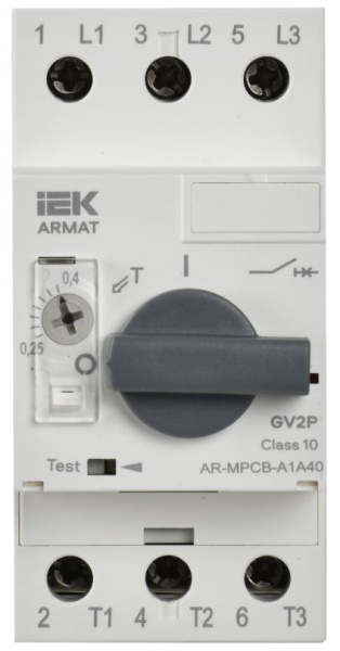 фото Автоматический выключатель для защиты двигателя  IEK AR-MPCB-A1A40 в Омске