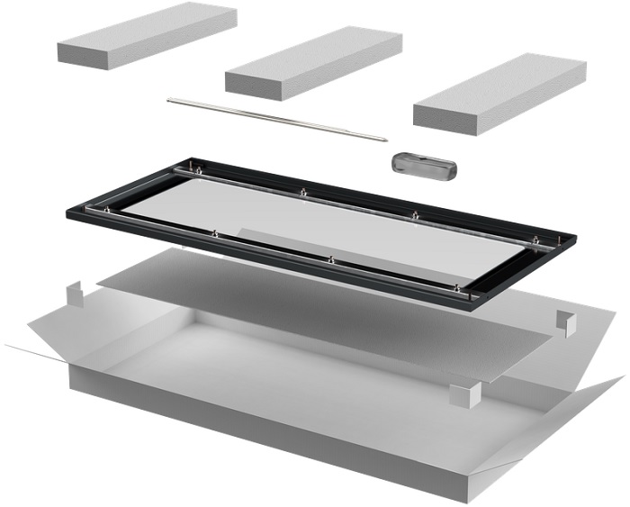 

Дверь ITK LN05-18U8X-DR LINEA N стеклянная 800мм шкафа 18U, черный, LN05-18U8X-DR