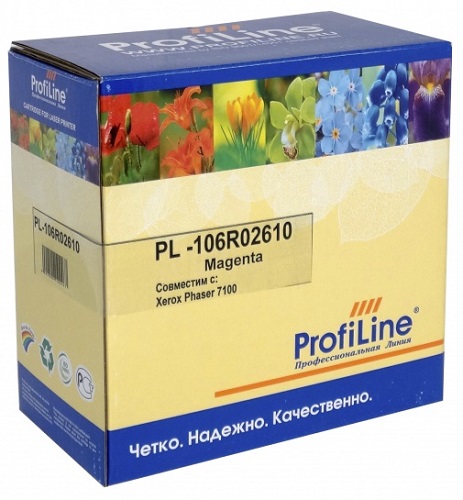 

Картридж ProfiLine PL_106R02610_M для принтеров Xerox Phaser 7100/7100DN/7100N Magenta 2шт по 4500 копий в упаковке, PL_106R02610_M