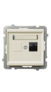 фото Розетка Ospel GPK-1R/K/m/27