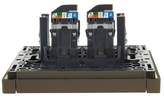 фото Розетка компьютерная двойная IEK FP-K20-1-K03 в Уфе